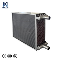 Échangeur de chaleur industriel à haute efficacité avec serpentin de refroidissement évaporatif en tube de cuivre OEM, condenseur à ailettes anti-corrosion