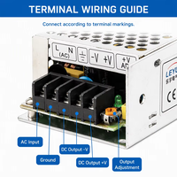 Alimentation à découpage AC/DC série MS-35 35W, sortie unique 110V 220V 5V 12V 24V, driver d'éclairage LED