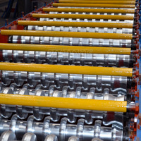 Machine de formage de rouleaux de tôles ondulées en aluminium à utilisation facile, machine de fabrication de tôles d'acier colorées