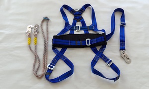 Attrezzo Manuale di Sicurezza Blu <span class=keywords><strong>a</strong></span> 5 Punti per Protezione Completa del Corpo, Regolabile - Product Image 3