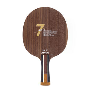 Raquette de tennis de <span class=keywords><strong>table</strong></span> <span class=keywords><strong>DIY</strong></span> de haute qualité à prix d'usine avec 7 raquettes de <span class=keywords><strong>ping</strong></span>-<span class=keywords><strong>pong</strong></span> en bois pur, faible MOQ - Product Image 1