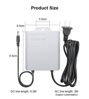 Mini UPS 12V 3600mah Power Bank Cadangan Daya Online untuk Router Wifi, Modem, dan Kamera CCTV untuk Rumah, Frekuensi 60Hz Fase Tunggal