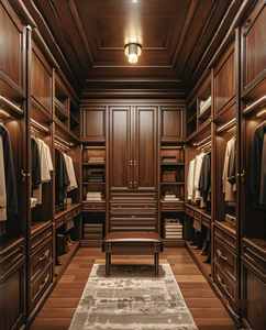 Meubles de chambre à coucher sur mesure, meubles de vestiaire, rangements pour vêtements, armoires en bois - Product Image 3