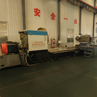 Tour CNC horizontal CK61200G avec alésage de broche extra large, machine multitâches pour le traitement des filetages de tubes en alliage à haute dureté