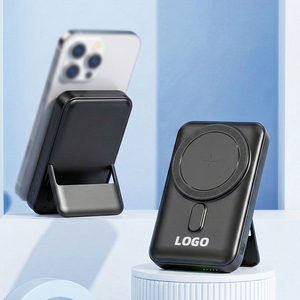 พาวเวอร์แบงค์แม่เหล็กไร้สาย 10000mAh PD 22.5W สำหรับโทรศัพท์มือถือ พร้อมที่ยึดและไฟแสดงสถานะ ช่องเสียบ USB Type C - Product Image 1