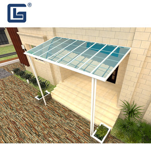 Auvent extérieur de plages imperméables d'auvent de toits en <span class=keywords><strong>polycarbonate</strong></span> - Product Image 4