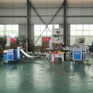 Linea di produzione automatica di contenitori in foglio di alluminio cerchi e rettangoli macchina per la produzione di contenitori in lamina - Product Image 4