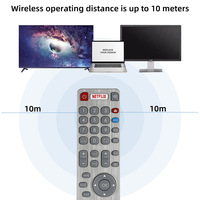 Control Remoto RF SHWRMC0116 de Repuesto para Televisores Sharp Aquos LC-40CFG6242E LC-40CFG6351K LC-55CUF8472ES LC-55CUG8461KS