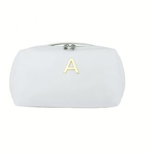 Nueva Bolsa de Cosméticos Impermeable de PU con Cierre, Bolsa de Aseo para Mujer, Organizador de Maquillaje de Viaje - Product Image 1