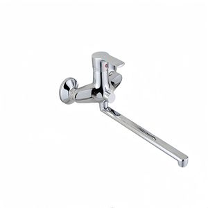Ensemble trois pièces pour <span class=keywords><strong>salle</strong></span> <span class=keywords><strong>de</strong></span> <span class=keywords><strong>bain</strong></span>, style Russe <span class=keywords><strong>Centrale</strong></span>-Asie, en chrome, avec robinet mural double poignée pour <span class=keywords><strong>baignoire</strong></span> et douche, et bidet rotatif à tuyau allongé - Product Image 4
