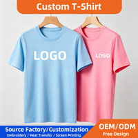 T-shirts en coton 100% 200g à maille lâche avec logo personnalisé, vente en gros de t-shirts vierges pour impression, t-shirts promotionnels en vrac pour événements