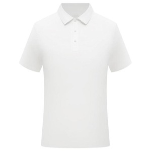 Unisex Breathable Nylon Polo Shirt Summer Workwear Short Sleeve Light Green - Product Image 2