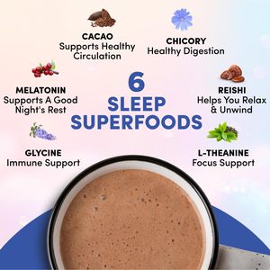 Café Instantáneo <span class=keywords><strong>con</strong></span> Champiñones y Melatonina, Suplemento para Dormir, Orgánico, Descafeinado, Keto, <span class=keywords><strong>Cacao</strong></span> en Polvo, Reishi, 20 Porciones, Bolsa de 220g - Product Image 3