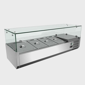 ตู้เย็นสลัดผลไม้สำหรับเตรียมอาหารและความสดใหม่ - Product Image 1