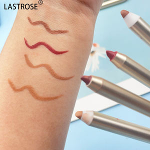 <span class=keywords><strong>Crayon</strong></span> à lèvres mat à haute pigmentation, brun foncé, nude, imperméable, crémeux, <span class=keywords><strong>crayon</strong></span> à lèvres doré en bois - Product Image 4