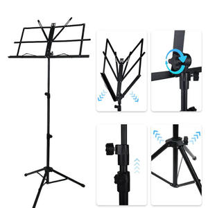 Vendita calda regolabile in altezza pieghevole per bambini Music Stand con Multi persona coro spartiti - Product Image 2