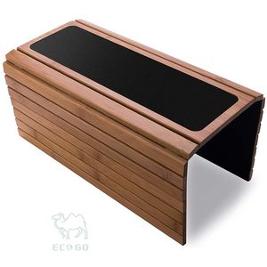 Plateau de canapé pliable en bambou personnalisé, table réglable pour le salon, pour collations, boissons, livres et ordinateurs portables - Product Image 2