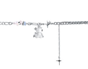 Moda sıcak satış hip-hop zinciri Diy takı karikatür şekli sevimli sakızlı ayı oyuncak şeker ayı kolye kolye - Product Image 4