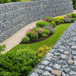 <span class=keywords><strong>Grillage</strong></span> Gabion <span class=keywords><strong>de</strong></span> Construction en Acier, Maille Hexagonale pour Mur <span class=keywords><strong>de</strong></span> Soutènement et Clôture, Facilement Assemblable, Découpe Personnalisée pour Chantier - Product Image 6