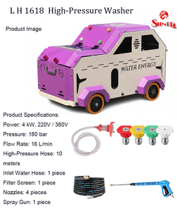 Hidrolavadora Eléctrica Portátil Industrial de Alta Potencia 4000W 220V 380V 180bar, Lavadora de Autos con Agua Fría - Product Image 4