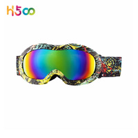 Masque de ski pour enfants et juniors, protection contre la neige, UV400, logo personnalisé, anti-buée, Schnelle, lunettes de snowboard