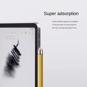 ปากกาสไตลัสอัจฉริยะอเนกประสงค์ รุ่น 738 ผลิตจากอะลูมิเนียมอัลลอย ป้องกันการสัมผัสโดยฝ่ามือ สำหรับแท็บเล็ตและโทรศัพท์ระบบ iOS/Android หน้าจอสัมผัส iPad - Product Image 4