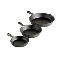 Fabricant de casseroles de camping multifonctions en fonte Ensemble de poêles à frire antiadhésives en fonte
