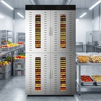 Déshydrateur industriel de fruits et légumes à 96 plateaux, machine commerciale pour déshydrater les fruits, la viande et le bœuf séché