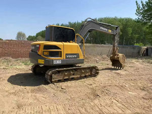 Excavadora de construcción de alta eficiencia usada con certificado CE/EPA VOLVO EC80D 8Ton Motor de bomba de motor de Excavadora hidráulica 42KW - Product Image 2