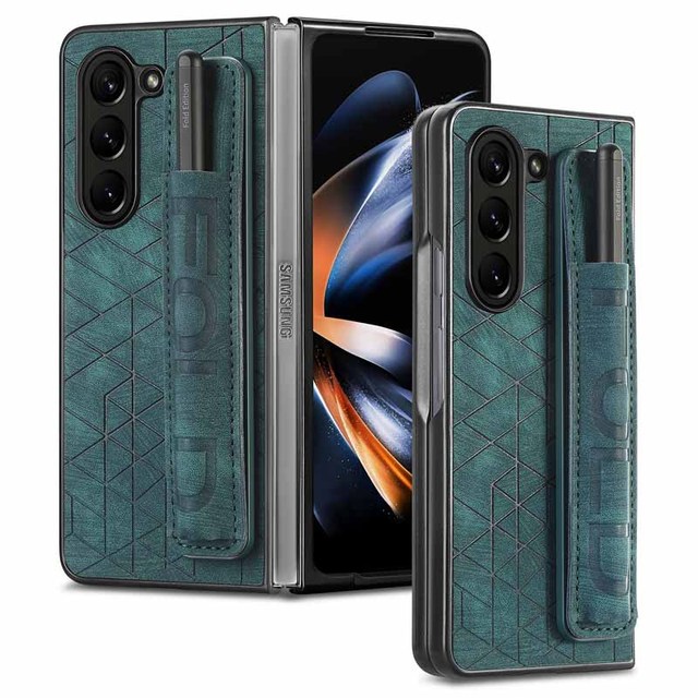 For Samsung Galaxy Z Fold 6 Phone Case Cover With S Pen Holder Shockproof Protective Phone Cases For Galaxy Z Fold 6 5