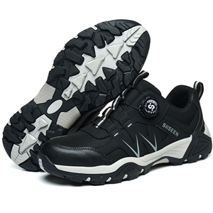 Zapatos de Seguridad Industriales Unisex de Alta Calidad con Puntera de Acero, para Senderismo, Trabajo, Deportes, con Cordones Rápidos, Suela de Goma <span class=keywords><strong>MD</strong></span>, para Invierno - Product Image 5