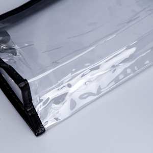 Bolsas de Viaje Transparentes de PVC con Cierre y Logotipo Personalizado, Bolsa de Maquillaje, Bolsa de Cosméticos, Bolsa de Embalaje con Cierre para Bikini - Product Image 2