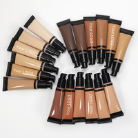 OCHAIN Fond de Teint Liquide Mat Marque Privée Maquillage Peau Foncée Imperméable Naturel Logo Personnalisé Vente en Gros