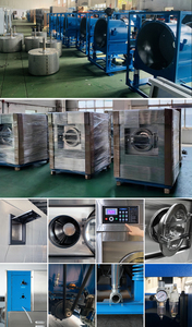 Lavadora-Secadora Eléctrica Comercial de Alta Calidad, Totalmente Automática, de Acero Inoxidable con Tambor Grande para Hoteles y Uso Comercial - Product Image 6