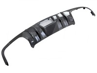 POUR 2008-2010 MERCEDES BENZ C-CLASS W204 AMG C63 Rieger Style DIFFUSEUR ARRIÈRE EN FIBRE DE CARBONE