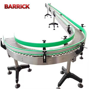 מסוע סגירת בקבוקי זכוכית עם מהירות מתכווננת, עשוי פלדת אל-חלד ו-POM, עבור מפעל מזון ומשקאות - Product Image 1