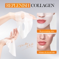 Masque Visage Coréen Hydratant et Éclaircissant au Collagène d'Escargot et Niacinamide SADOER – Prix de Gros OEM pour Peaux Sèches Lumineuses