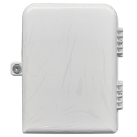 Caja Divisora Óptica de 16 Fibras, Caja de Distribución de Fibra Montada en Pared, IP65, PC, ABS, Divisor PLC 1x8 1x16, FTTH, ODN