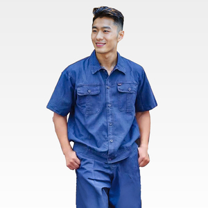 Chất Lượng Cao Dài Tay Áo Quần Áo Cho Nam Giới Tùy Chỉnh Làm Việc Đồng Phục Phù Hợp Với Cho Nhà Máy Hàn Nhanh Chóng Khô Không Thấm Nước Cộng Với Kích Thước - Product Image 3