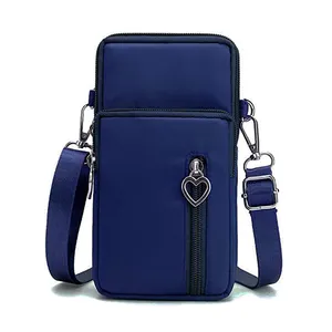 Küçük Crossbody telefonu çantası kart tutucu cüzdan cep telefonu omuz çantaları