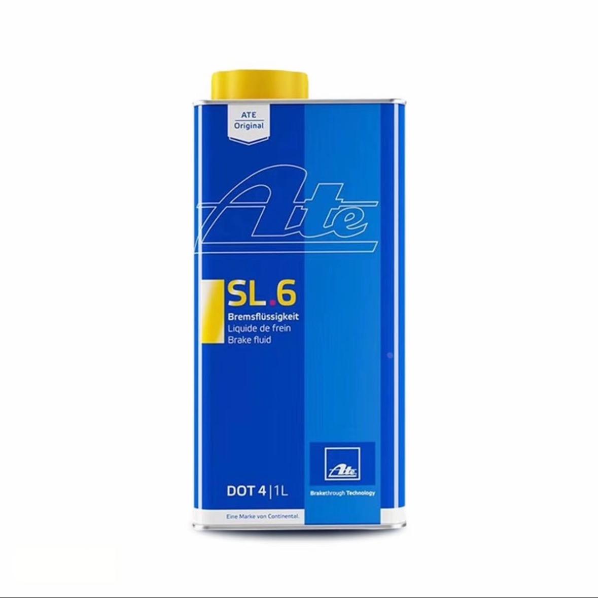ATE High Performance DOT4 Brake Fluid 1L, Ultra High Boiling Point for ABS/ESP Systems Brake Parts Image 1