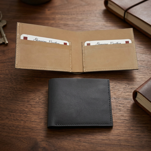 GLOBAL LEATHER Unisex Genuine Leather Anti-Theft Fashion <b>Wallet</b> Hot Selling - Product Image 1