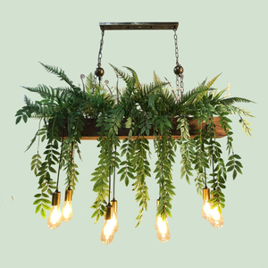 <span class=keywords><strong>Suspension</strong></span> LED botanique carrée de style bohème, inspirée de la nature, pour décoration de mariage moderne, luminaire suspendu pour plantes, OEM - Product Image 6
