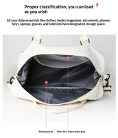Sac de voyage et de sport multifonctionnel à prix d'usine, personnalisable avec logo, pour le sport, le yoga, le linge, design tendance, écologique et abordable