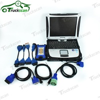 Analyseur de moteur de camion lourd Truckscan Nexiq-3 USB Link 3 Diesel Interface Diagnostics Software + Ordinateur portable CF19 Windows 24V