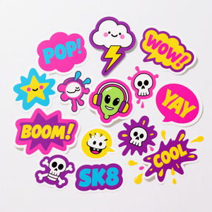 Tem nhãn decal cắt theo yêu cầu, chống nước, in trên chất liệu vinyl dùng cho bao bì sản phẩm - Product Image 3