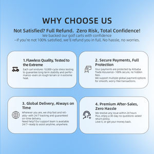 Produits de conception nouvelle et exclusive 2025, chariot de golf à 4 roues Parison rose avec 8 passagers, véhicule utilitaire électrique 2025SDZX12PTPR213 - Product Image 4