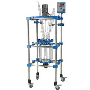 For 5L Automatic Reaction <b>Kettle</b> 600W 220V Lab Chemical Synthesis Vessel with Motor and Glass Reactor High Safety - Product Image 3