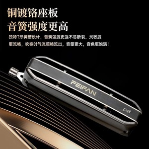 เฟยฟาน ฮาร์โมนิก้าโครมาติก 12 รู รุ่น U48 ระดับมืออาชีพ สำหรับผู้ใหญ่และผู้เริ่มต้น พร้อมกล่องเก็บ - Product Image 5