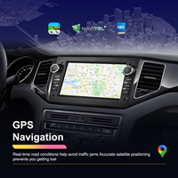 Autoradio Podofo 2 Din Android 64G 7 ''Carplay sans fil/Android Auto GPS/WiFi/FM/RDS pour Opel Astra Antara Vectra Corsa Zafira